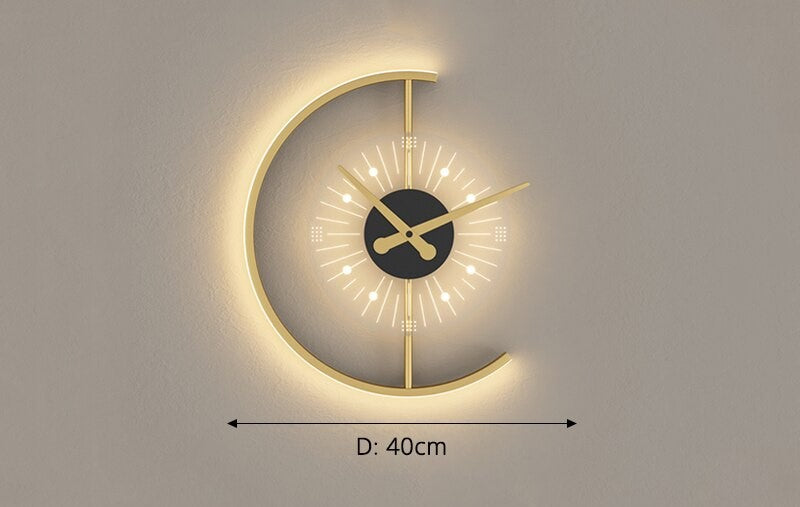 Luminous Contemporary Timepiece DomuVibe