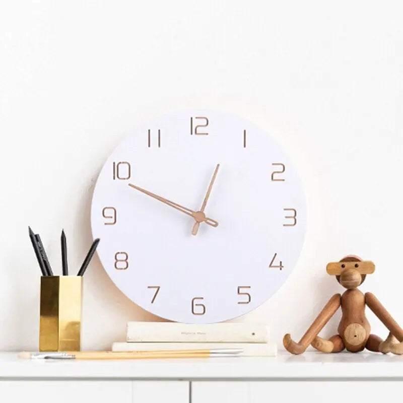 Scandinavian Style 3D Wooden Wall Clock - Elevate Your Decor with Elegance! clockncozy