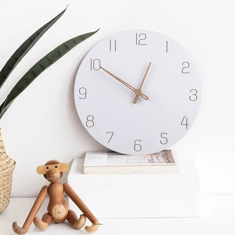 Scandinavian Style 3D Wooden Wall Clock - Elevate Your Decor with Elegance! clockncozy